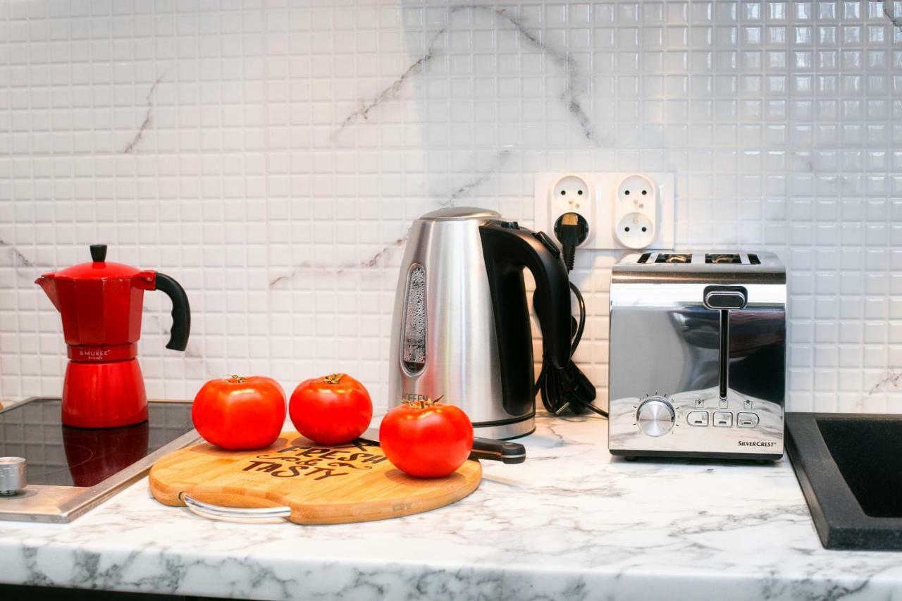Berg Apartament Red Obok Starego Miasta 格但斯克 外观 照片