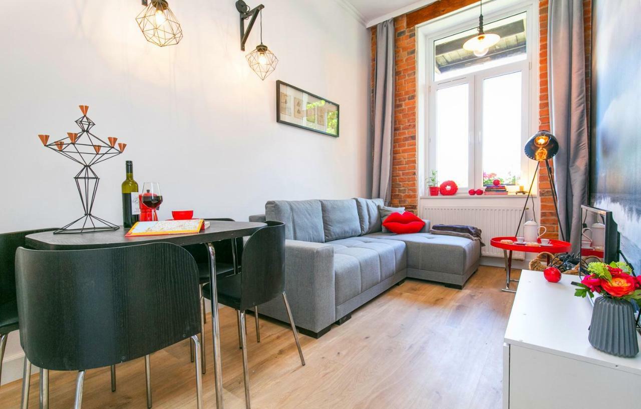 Berg Apartament Red Obok Starego Miasta 格但斯克 外观 照片