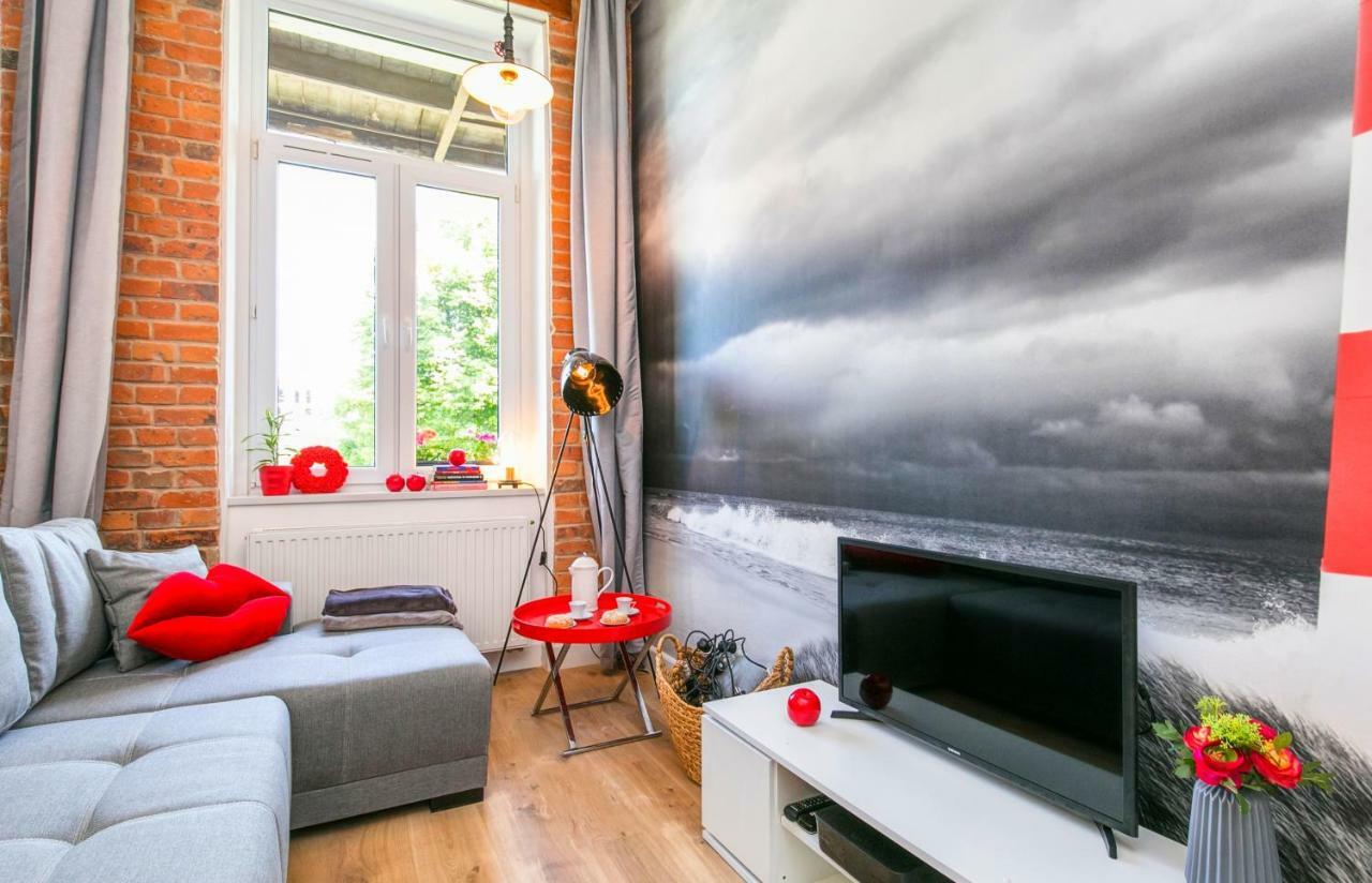 Berg Apartament Red Obok Starego Miasta 格但斯克 外观 照片